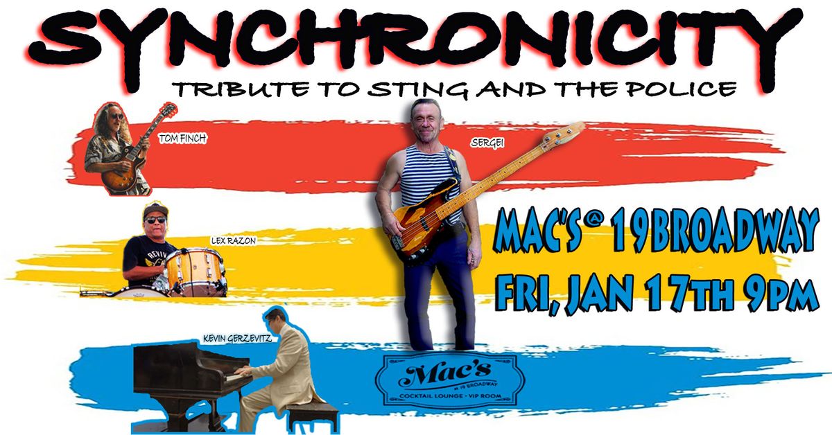 Synchronicity - tribute to Sting and the Police