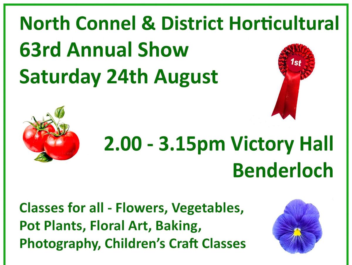 North Connel and District Horticultural show 2024