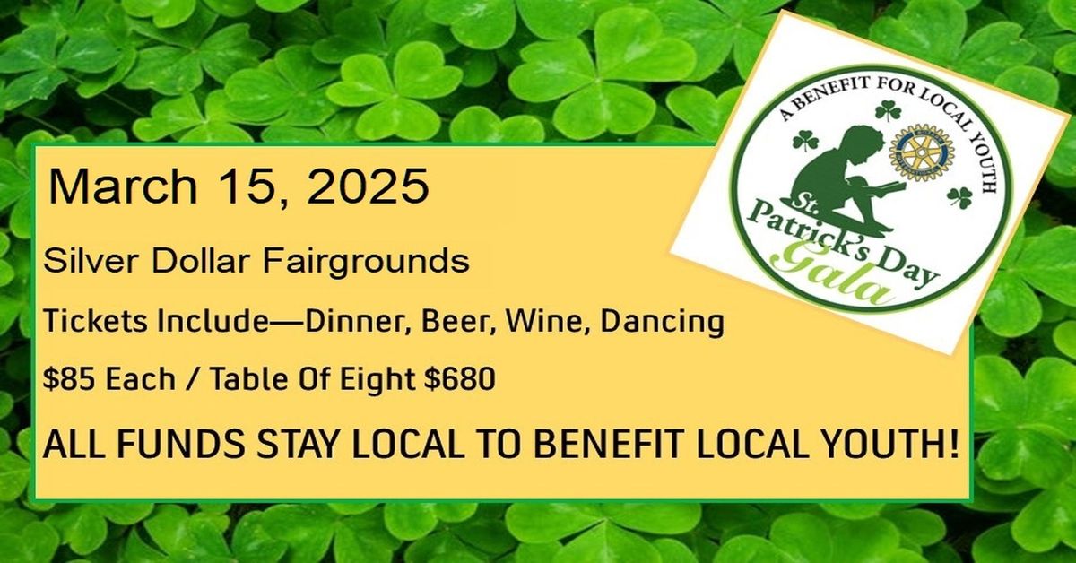 St. Patrick's Day Gala -A Benefit for Local Youth