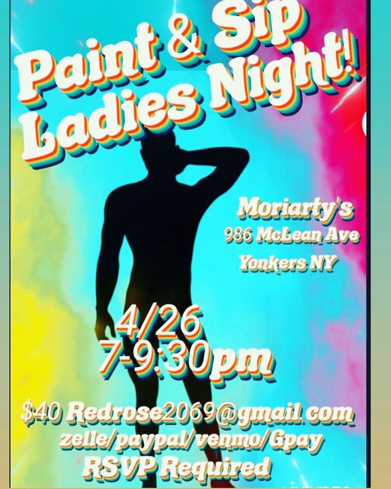 Ladies Night Sip & Paint Sexy Male Model