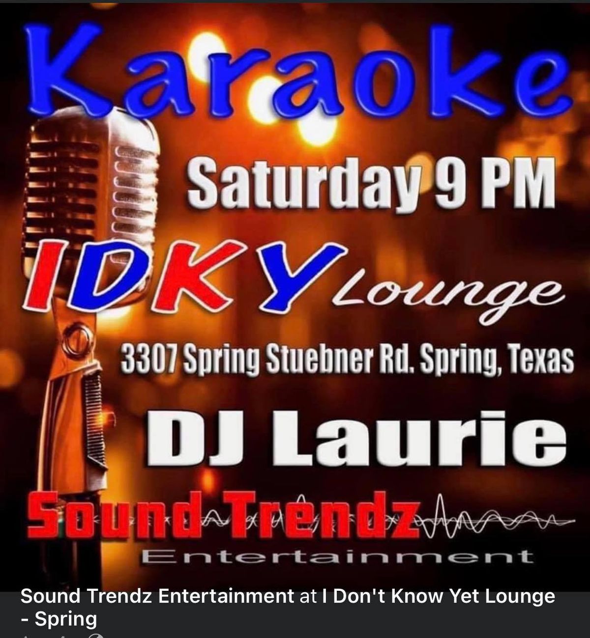 Karaoke Saturdays at IDKY!! 