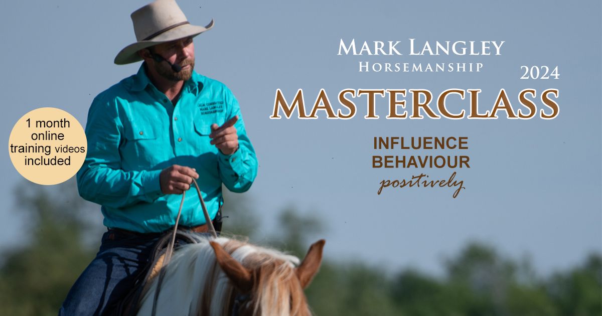Mark Langley Horsemanship MasterClass Adelaide