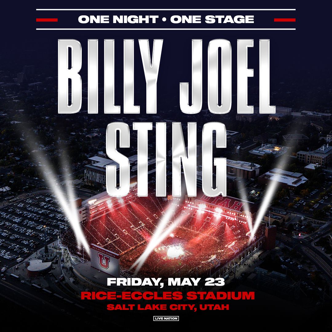 Billy Joel and Sting at Rice Eccles Stadium