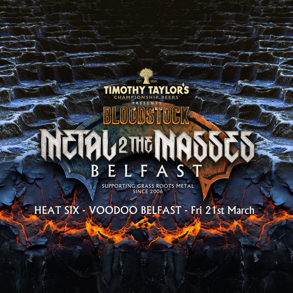 Metal 2 the Masses Northern Ireland 2025 - Heat Six. Fri 21st March