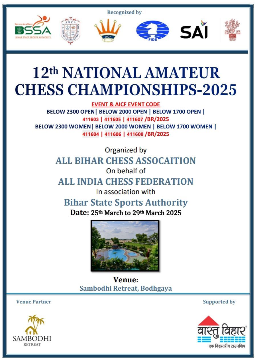 12th National Amateur Chess Championship