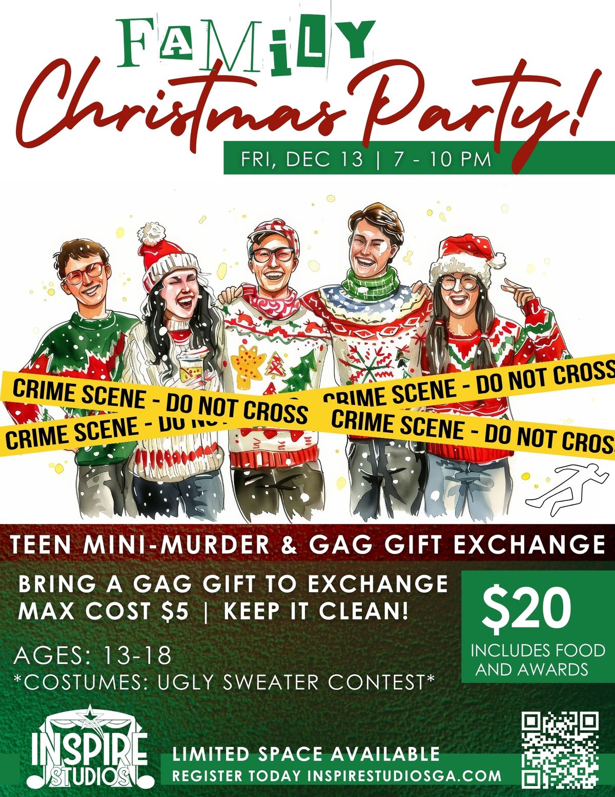 Welcome to the Family - A Christmas Party to Die For - A Teen Christmas Party