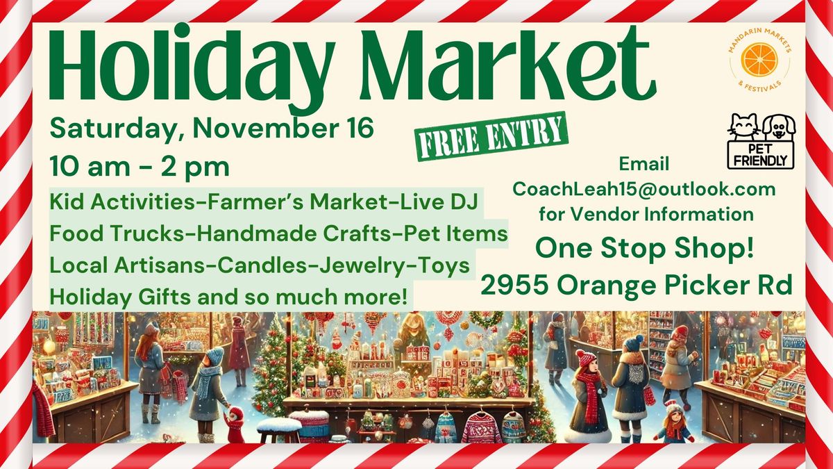 11\/16 FREE Mandarin Holiday Market