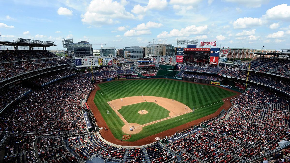 Parking Washington Nationals at Texas Rangers