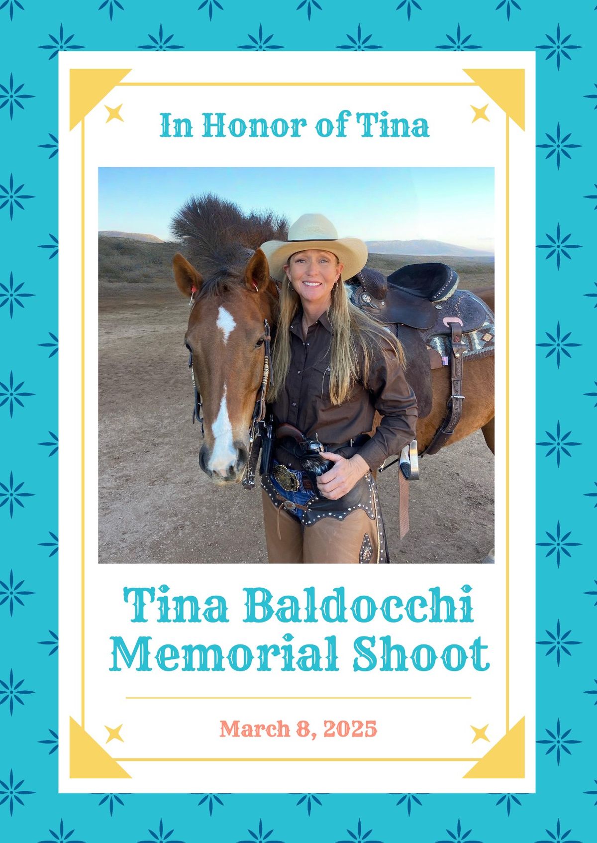 Guns Plus Jackpot Shootout - Tina Baldocchi Memorial Buckle Shoot