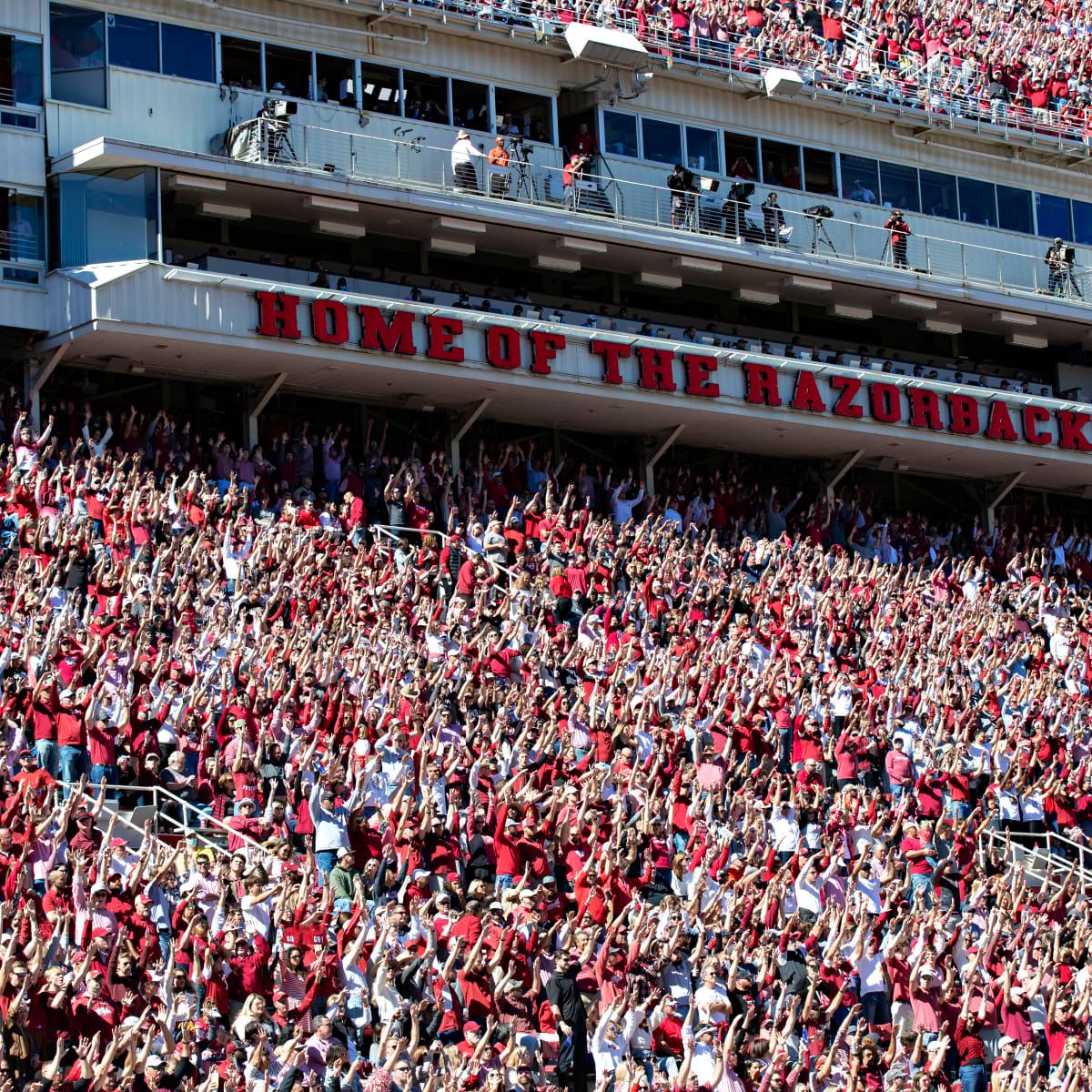 Missouri Tigers at Arkansas Razorbacks Football at Razorback Stadium