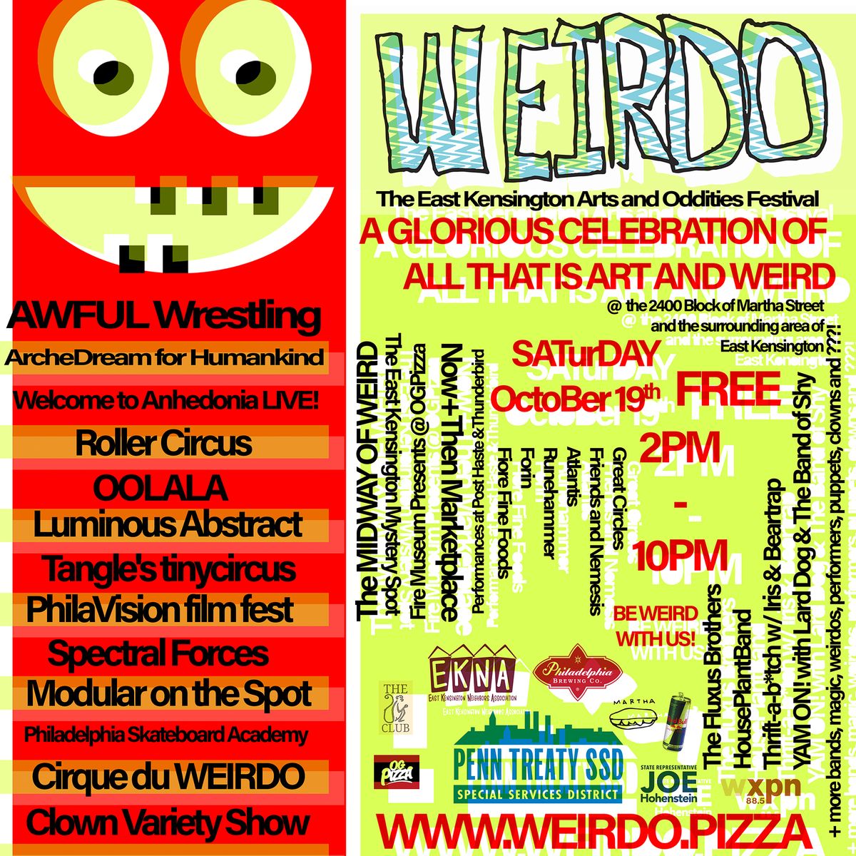 WEIRDO: The East Kensington Arts and Oddities Festival