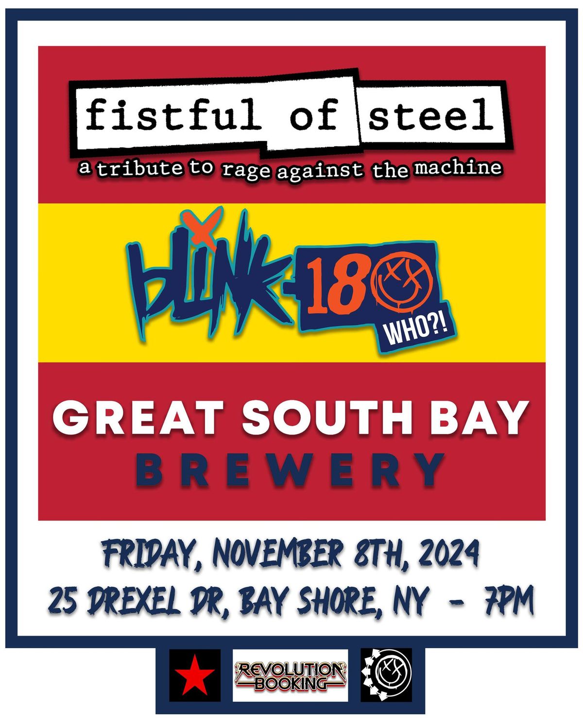 Fistful Of Steel \/ Blink180WHO?! - Live at Great South Bay Brewery