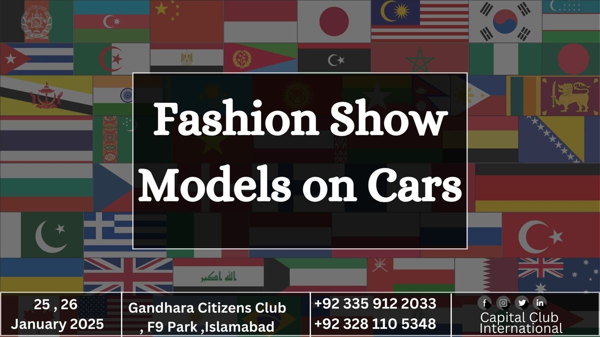 Fashion Show Models on Cars