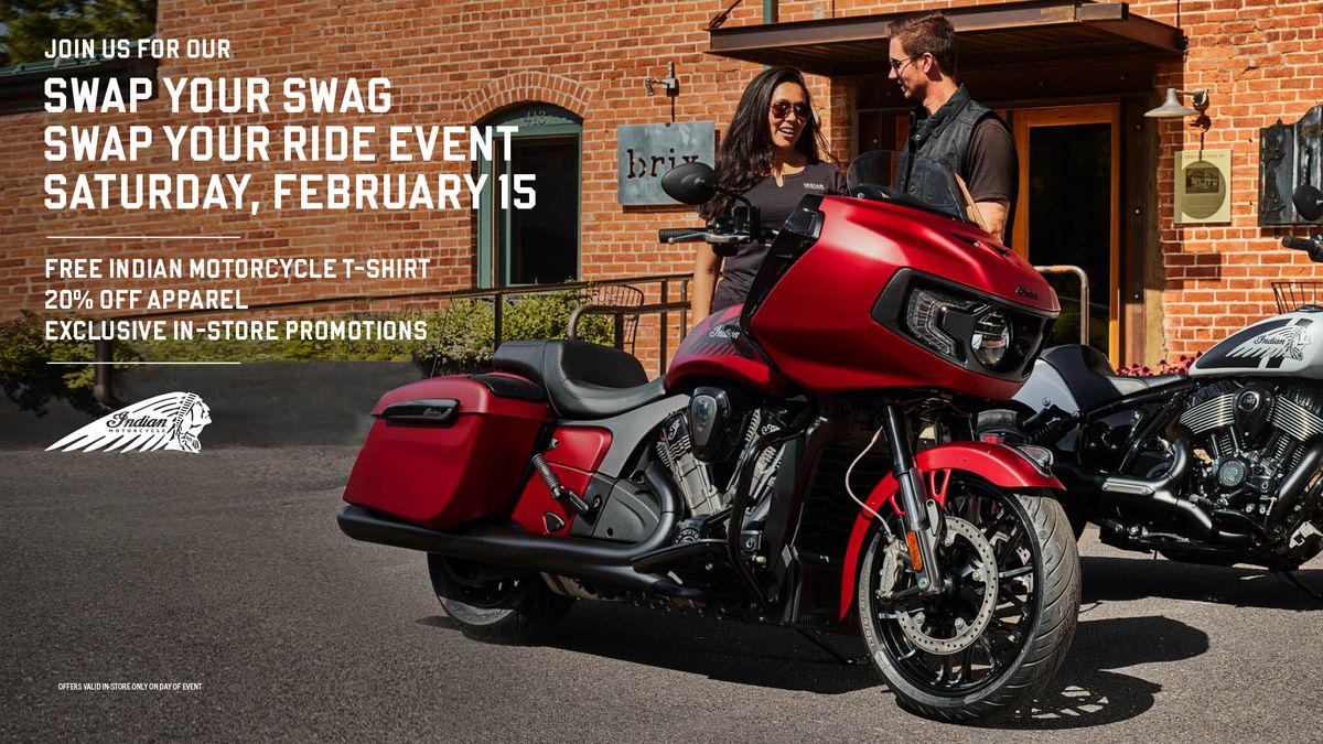 Indian Motorcycle - Swap Your Swag Event