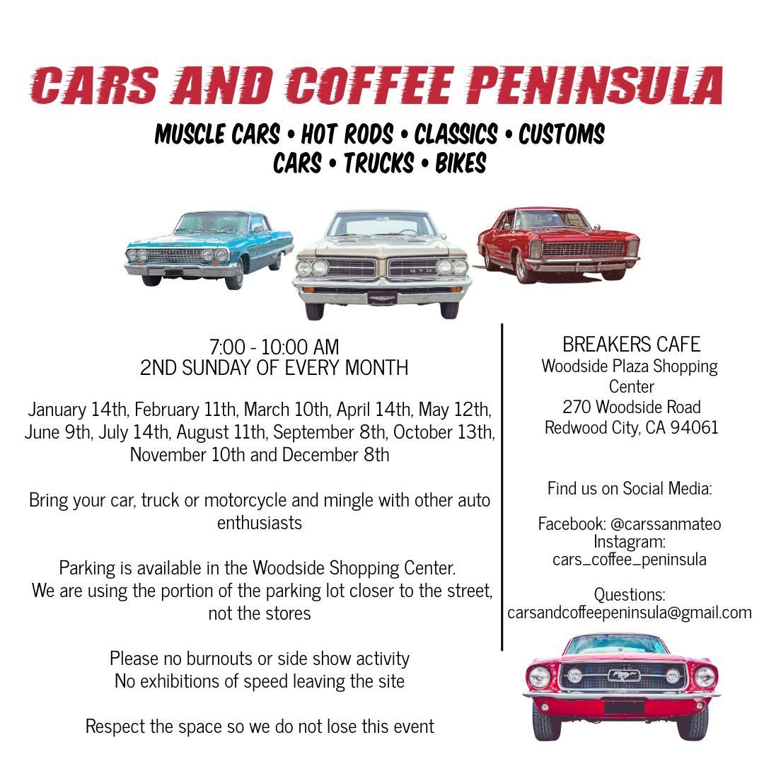 Cars and Coffee Peninsula