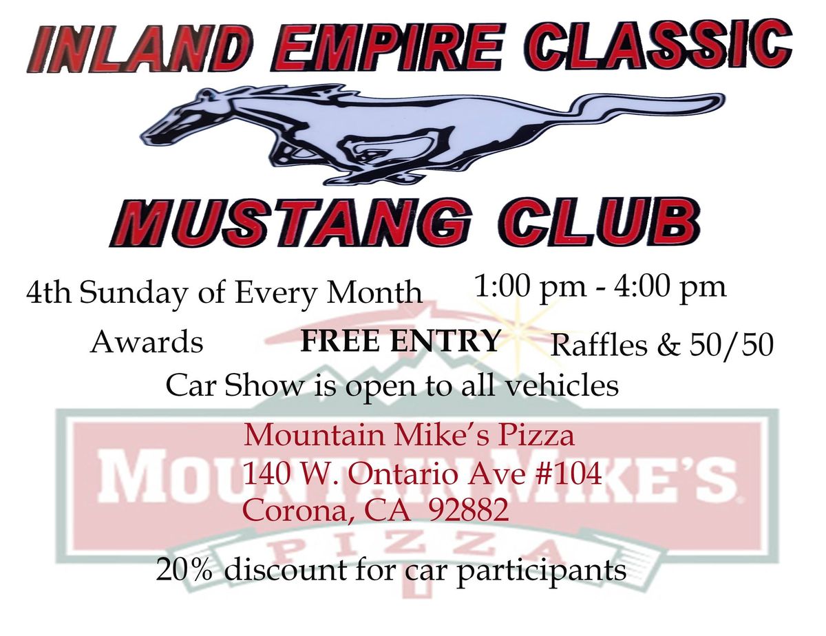 Inland Empire Classic Mustang Club Car Show