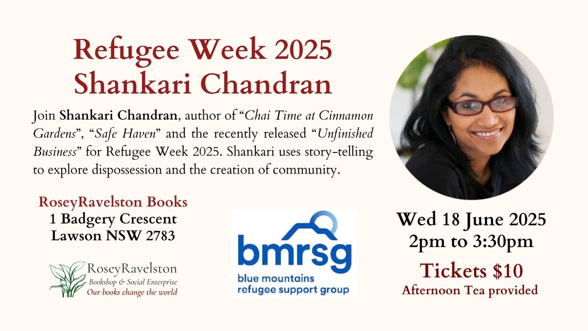 Refugee Week 2025: Shankari Chandran