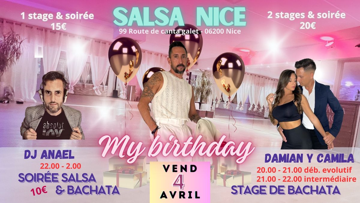 SOIR\u00c9E SALSA & BACHATA \/ Stage guest Damian & Camila