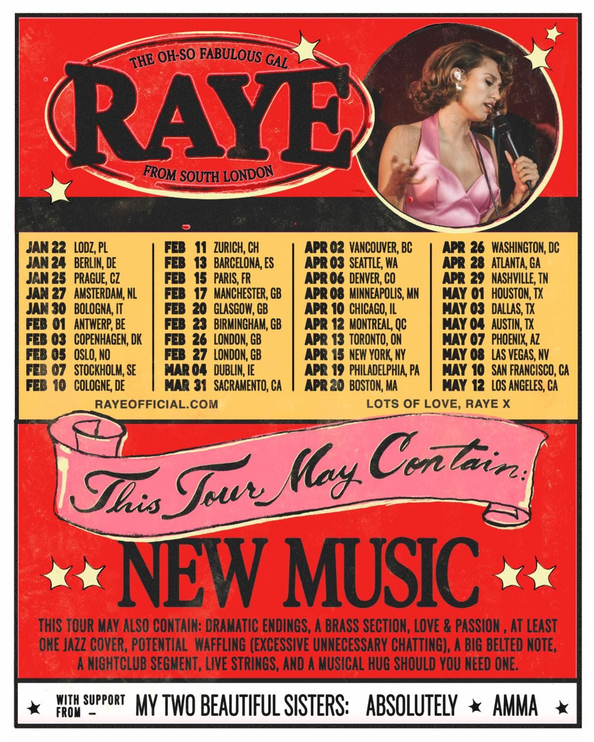 Raye Oslo Tickets