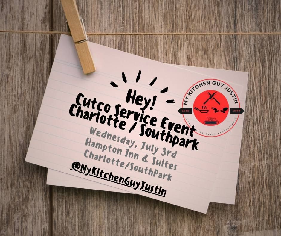 Charlotte Cutco Service & Shopping Event