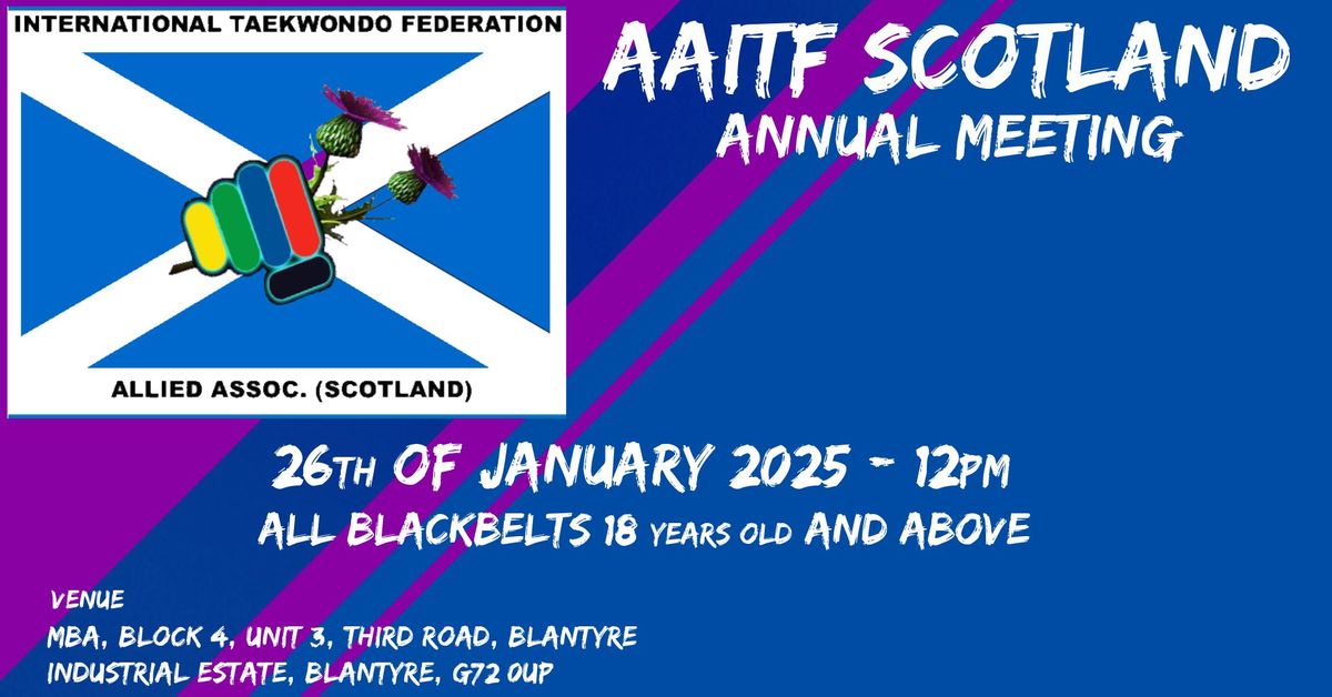 AAITF Scotland Annual Meeting