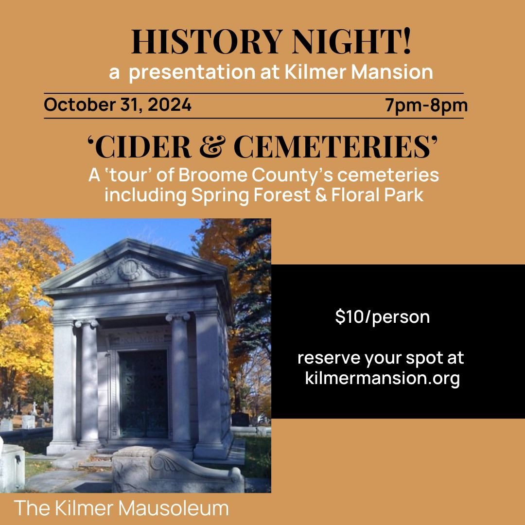 History Night - Cider & Cemeteries! 