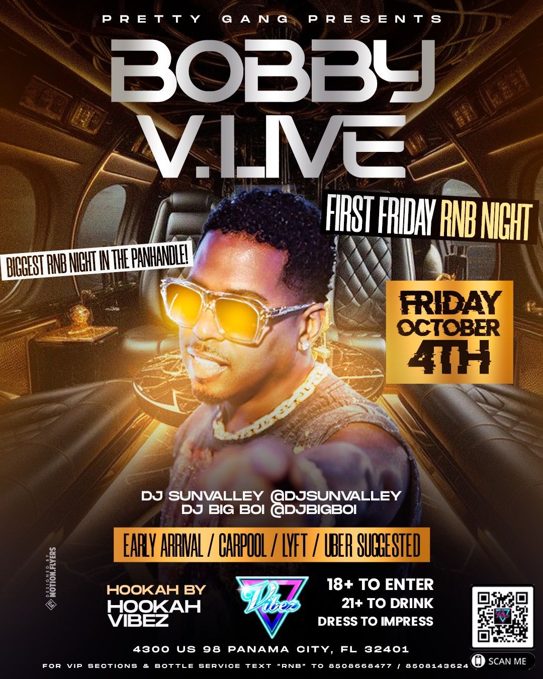 BOBBY V LIVE First Friday RNB Night Oct 4th