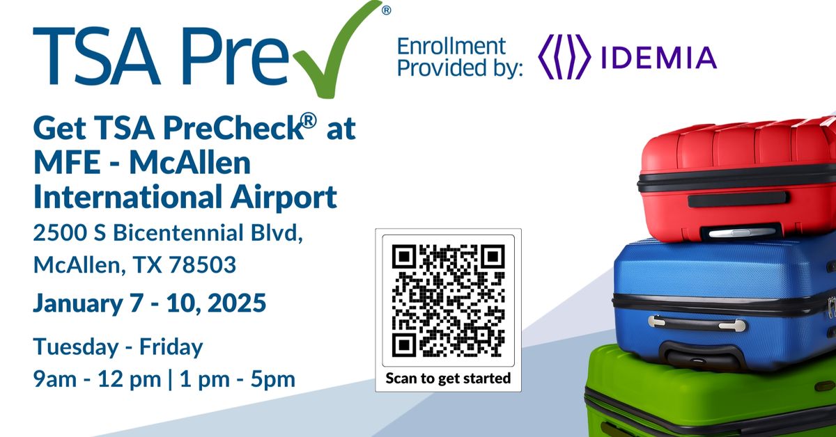 TSA Pre-Check Event at McAllen International Airport