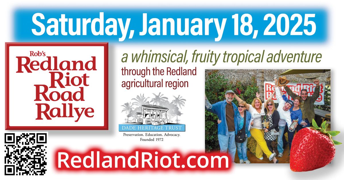 Redland Riot Road Rallye - 30th Annual