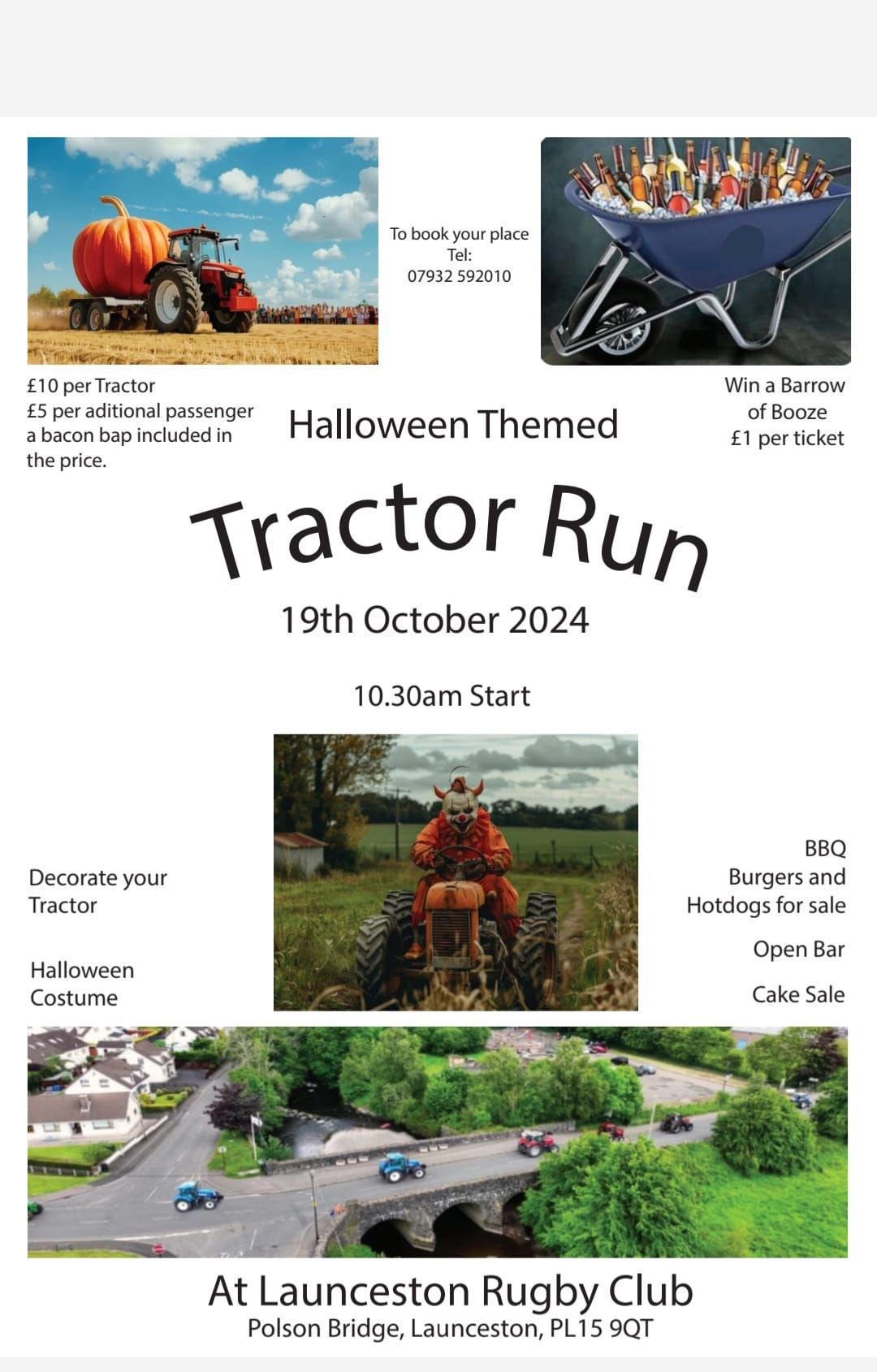 Tractor road run 