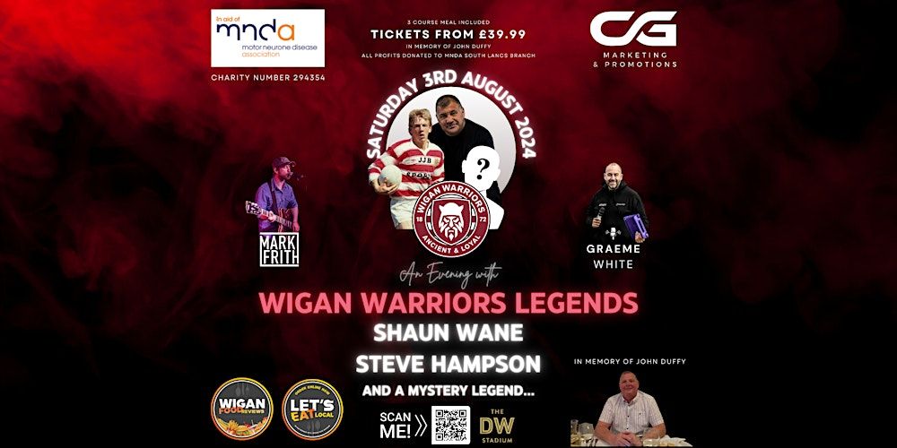 An Evening with Wigan Warriors Legends \/ In memory of John Duffy