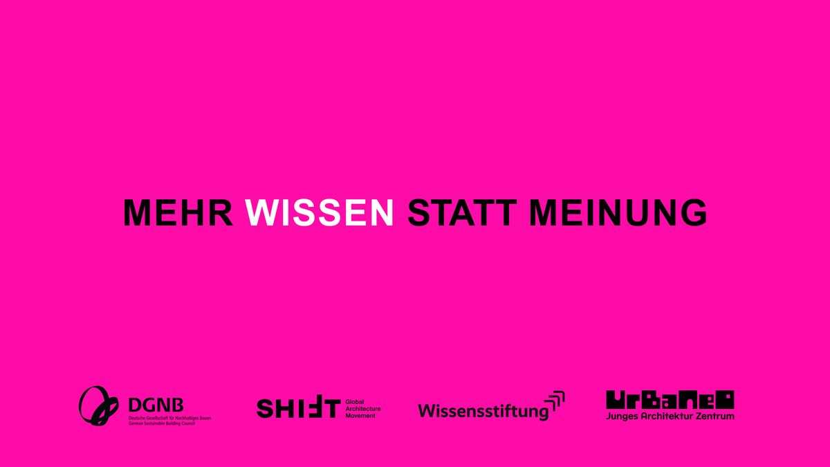 Mehr Wissen statt Meinung