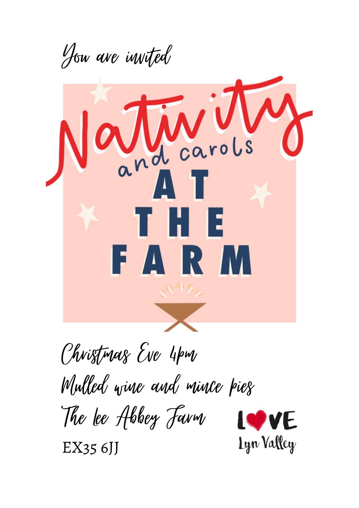 Nativity & Carols At The Lee Abbey Barn! 