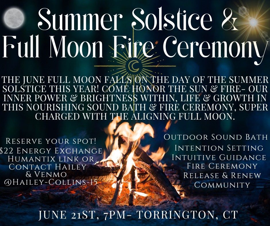Summer Solstice Sound Bath & Full Moon Ceremony