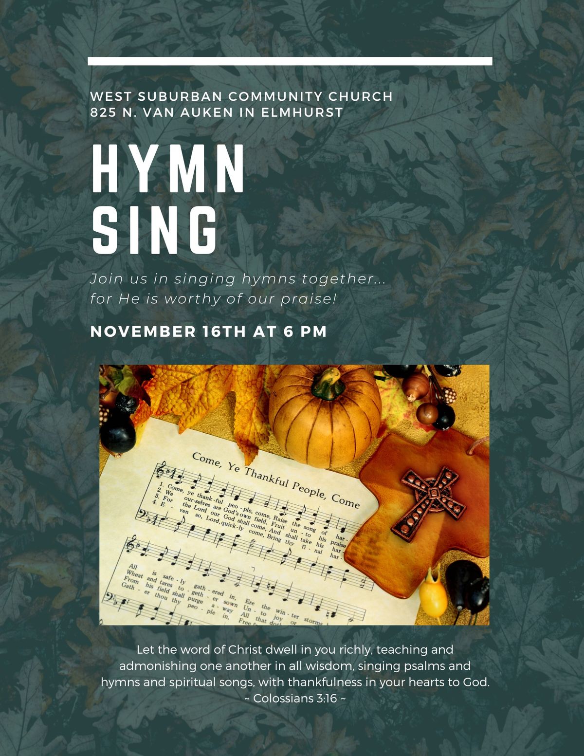 Hymn Sing! 