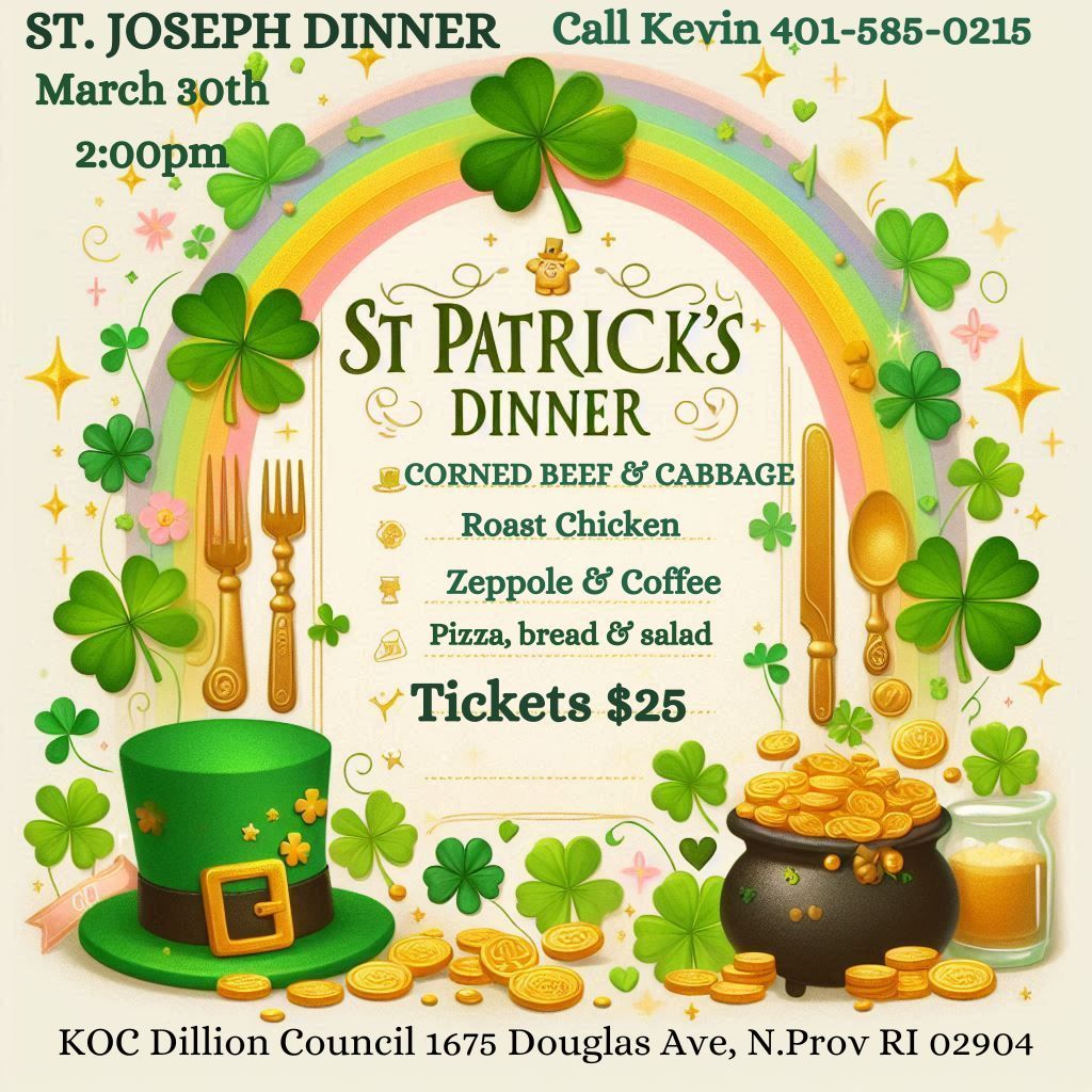 St Patrick's Day Dinner