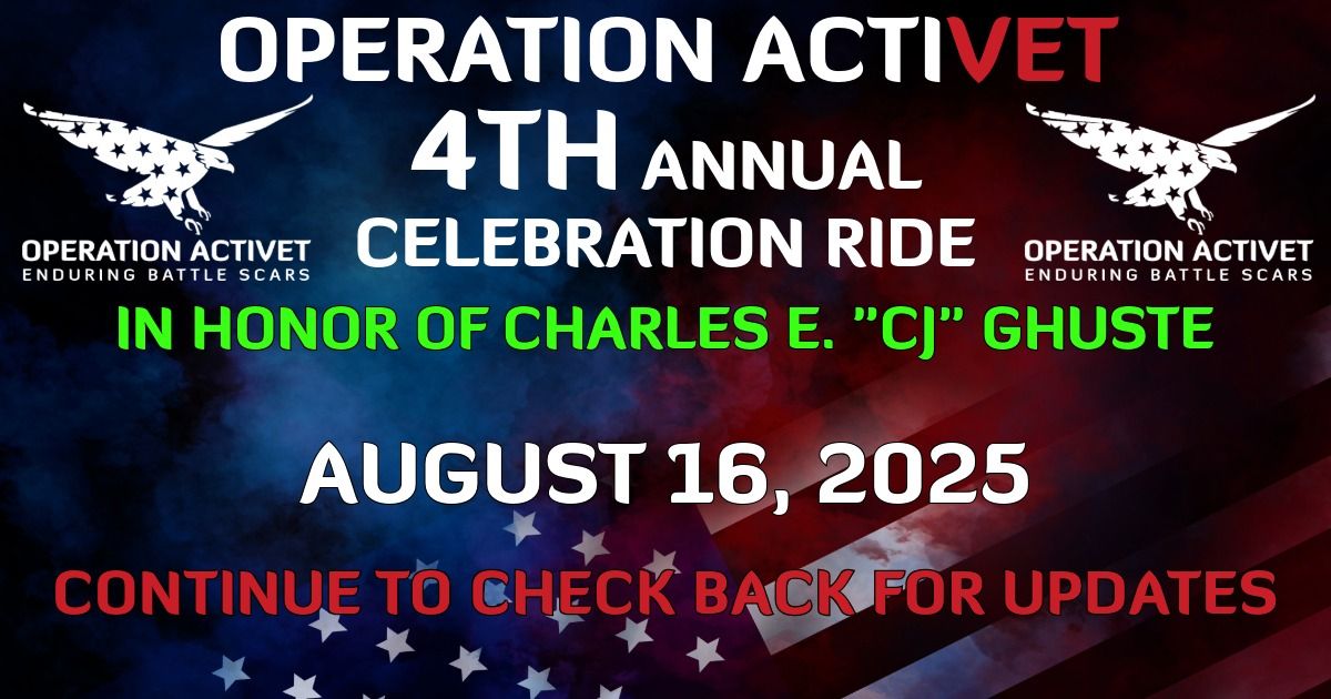 OPERATION ACTIVET 4TH ANNUAL CELEBRATION RIDE