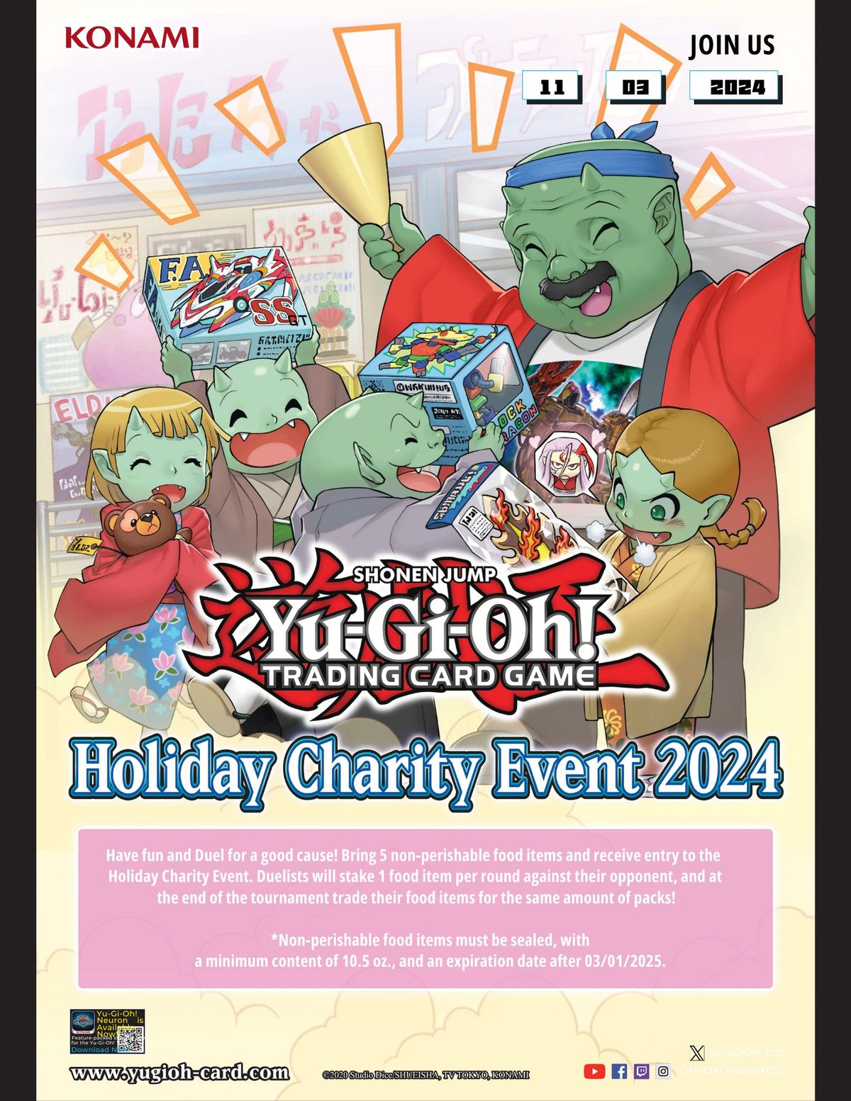 Yu-Gi-Oh! Holiday Charity Event 2024