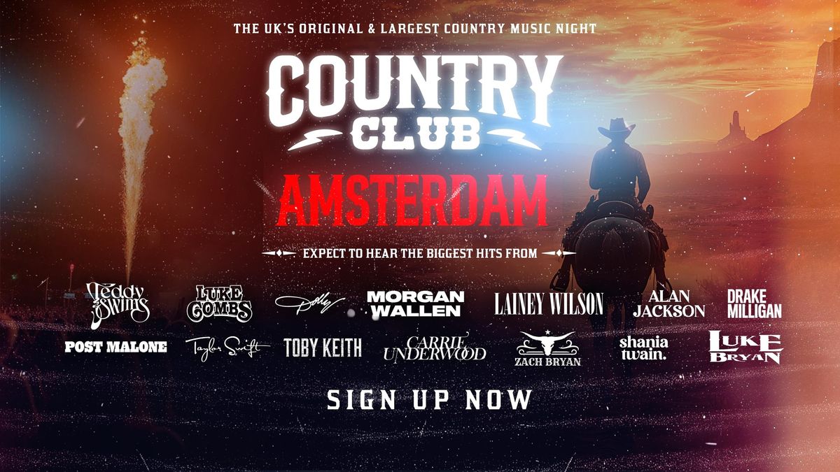 Indoor Country Music Festival comes to Amsterdam