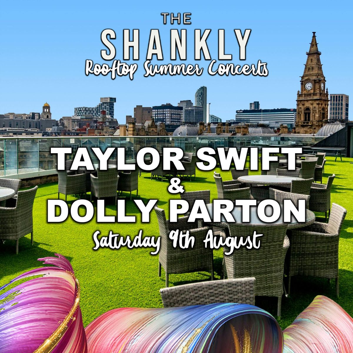 Taylor Swift &amp; Dolly Parton Live - The Shankly Rooftop Summer Concert 