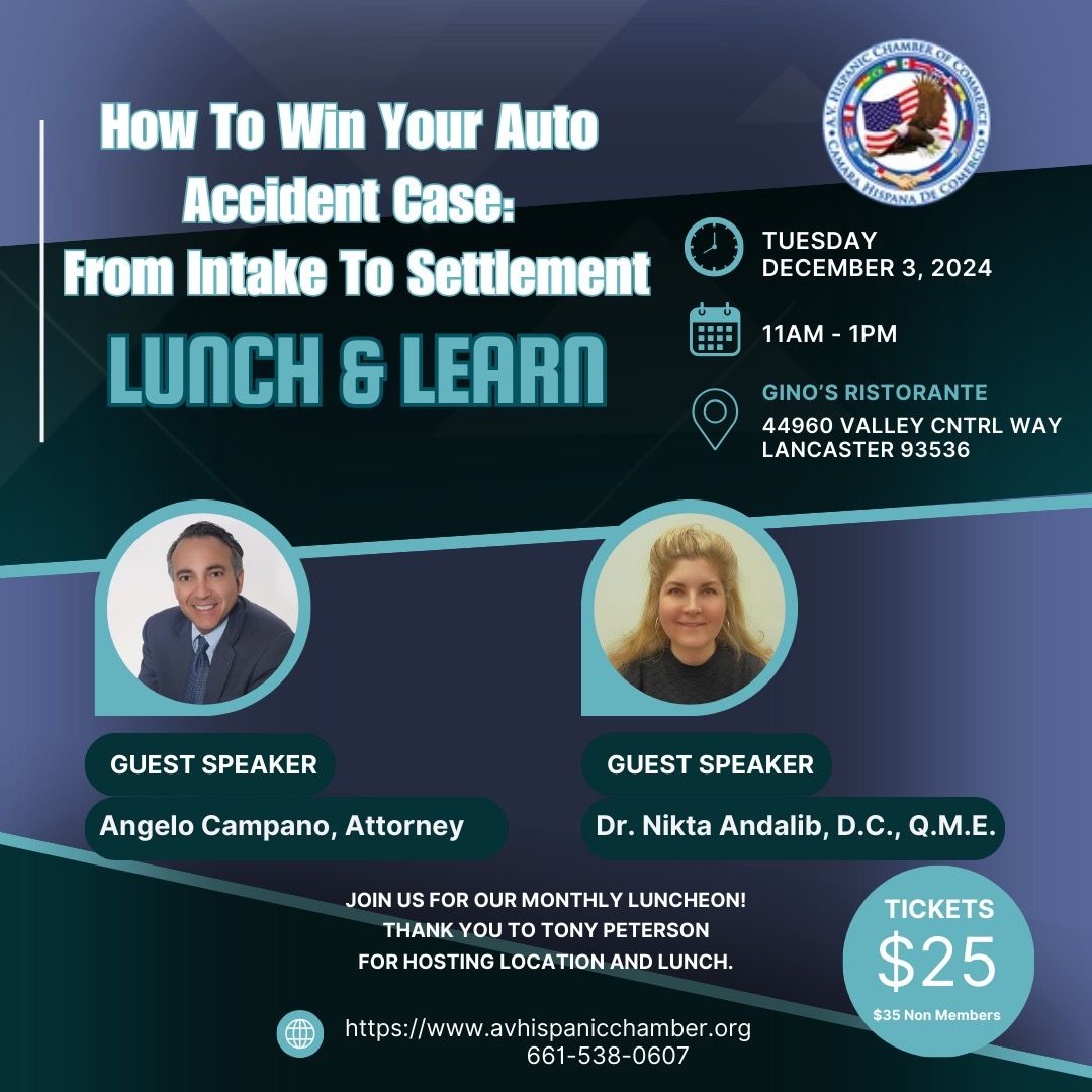 AVHCC December Lunch & Learn