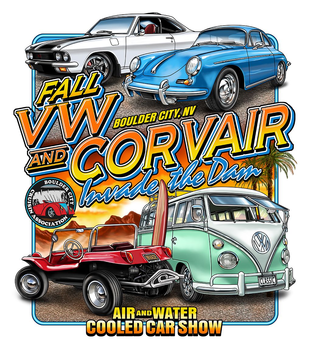 FALL VW\u2019S & CORVAIR\u2019S INVADE THE DAM CAR SHOW AND SWAP MEET