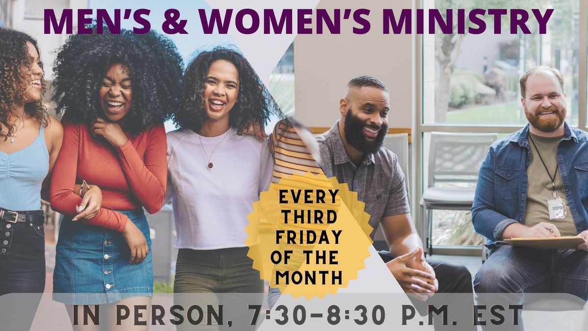 Men's & Women's Ministry Meeting (In-Person)