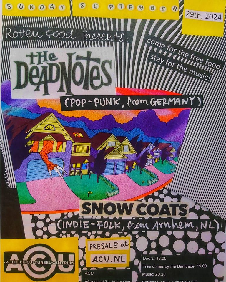 Pop Punk Night: The Deadnotes + Snow Coats