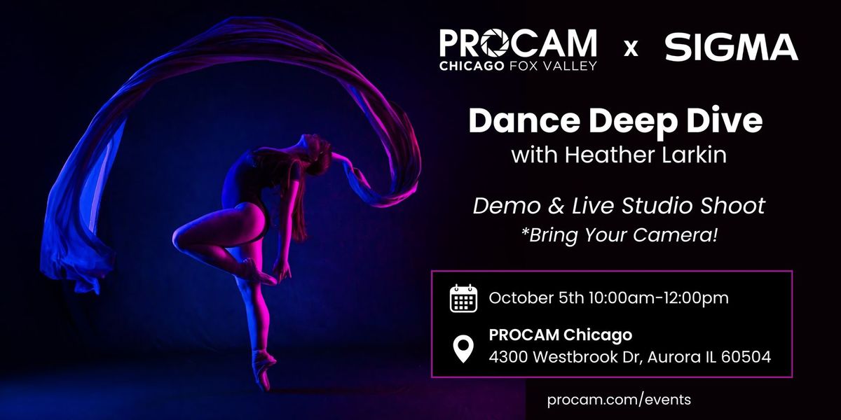 Dance Deep Dive with Sigma: Studio Shoot at PROCAM