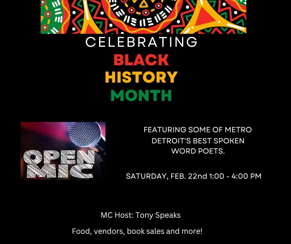 Black History Month Open Mic Celebration