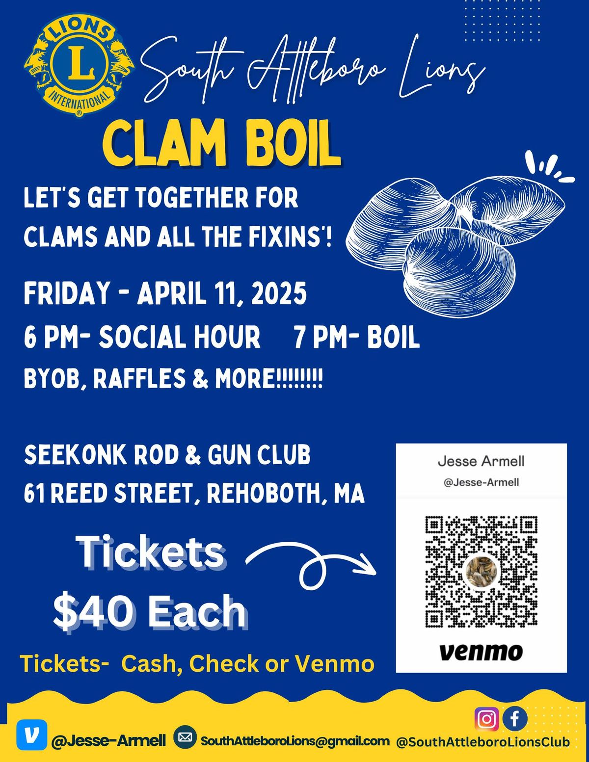 Lions Clam Boil