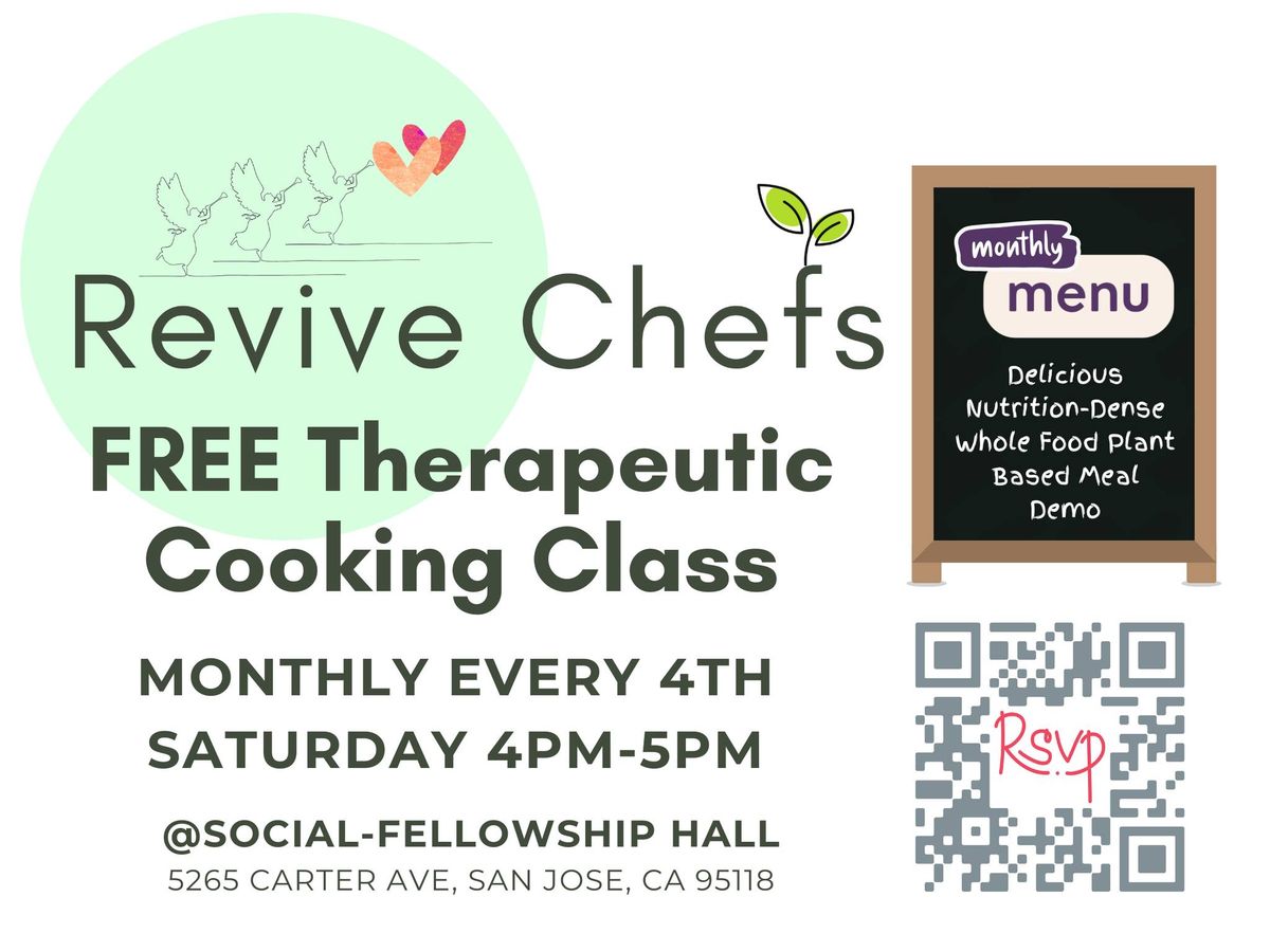 Revive Chefs Free Therapeutic Cooking Class