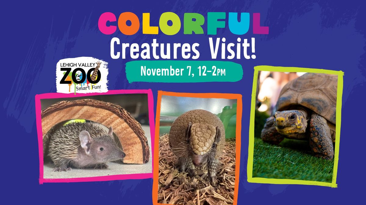 Colorful Creatures Visit with the LV Zoo