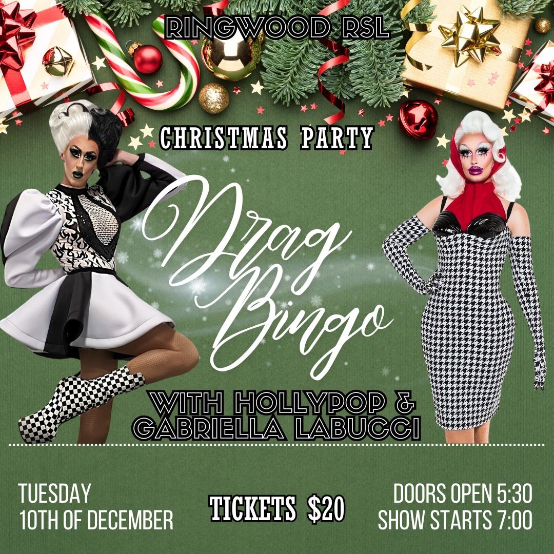 Christmas Drag Bingo @ The Ringwood RSL